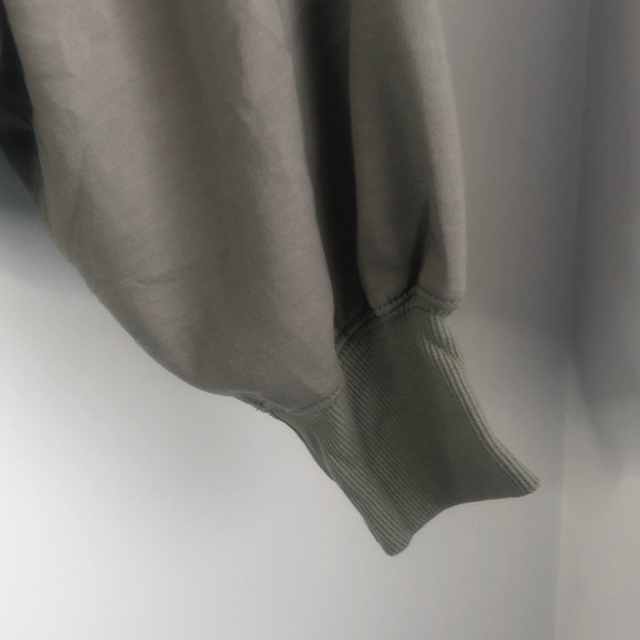 Sage Green Oversized Sweatshirt - Picture 2 of 5